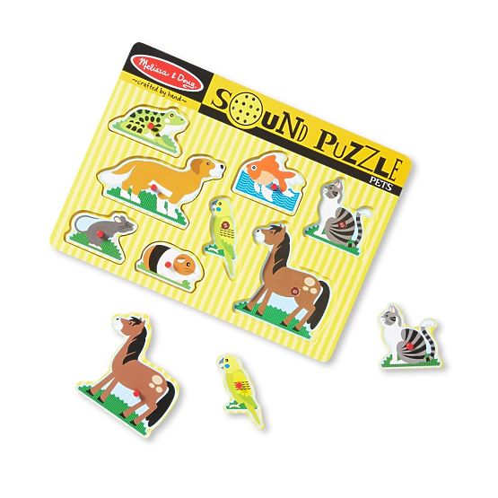 Puzzle sonor - Animale domestice
