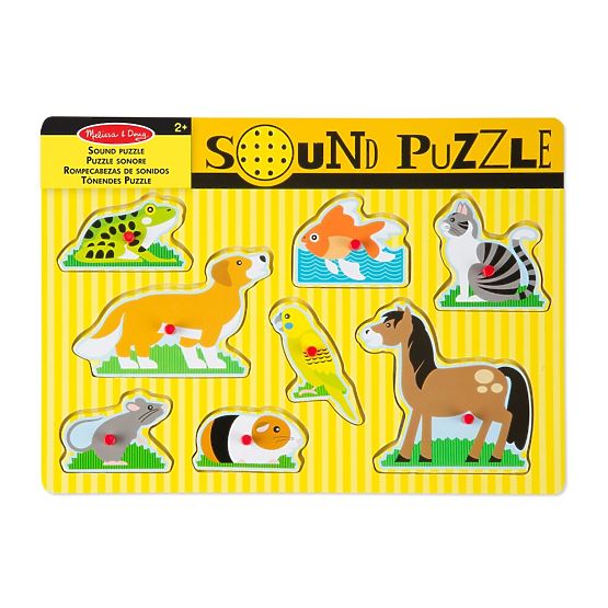 Puzzle sonor - Animale domestice