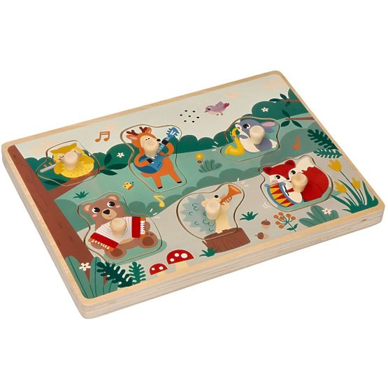 Puzzle sonor cu instrumente