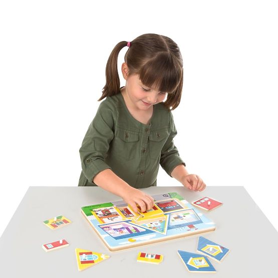 Puzzle sonor - În jurul casei