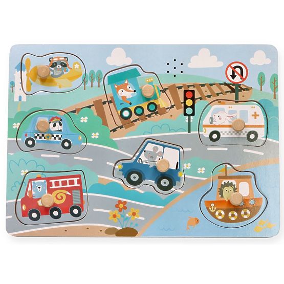 Puzzle sonore Vehicule