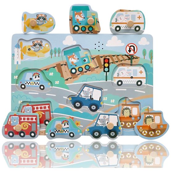 Puzzle sonore Vehicule