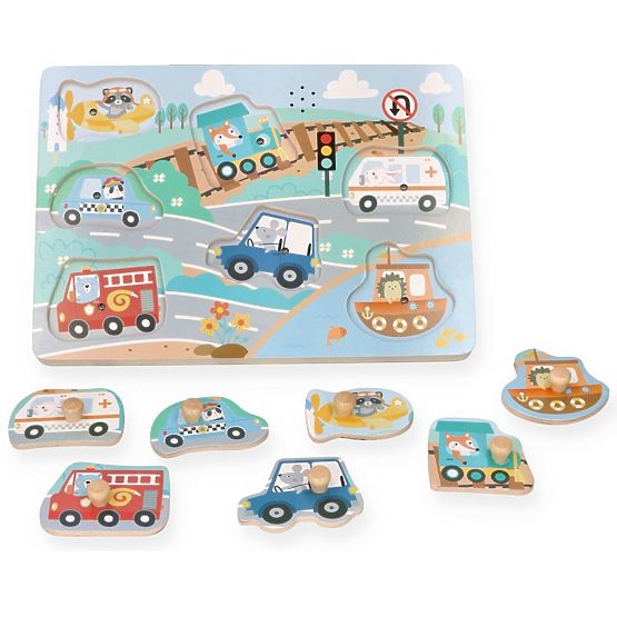 Puzzle sonore Vehicule