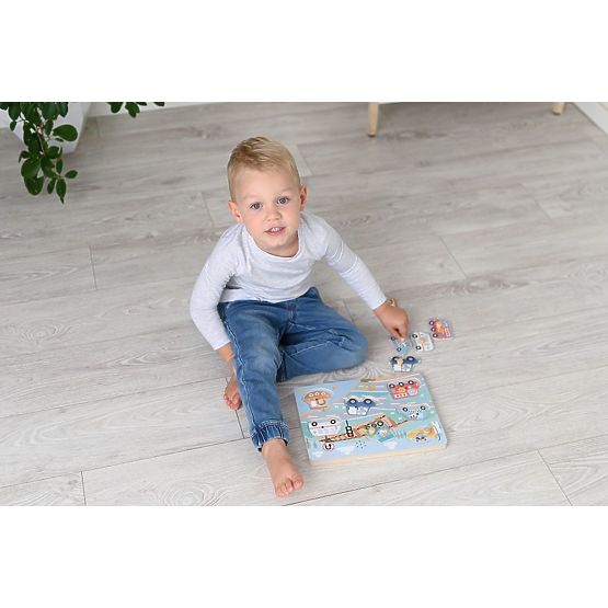 Puzzle sonore Vehicule