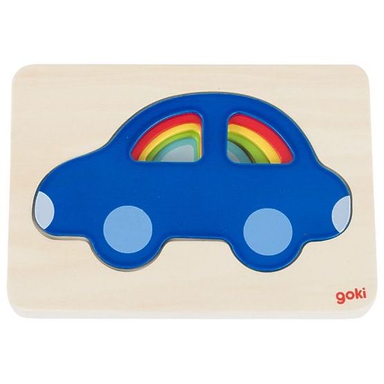 Puzzle stratificat cu mașinuțe