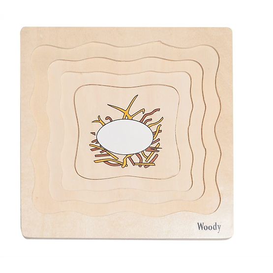 Puzzle stratificat viața găinii