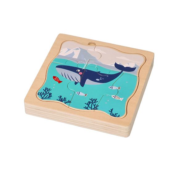 Puzzle stratificate Animale arctice
