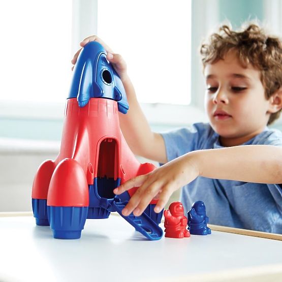 Racheta albastră Green Toys