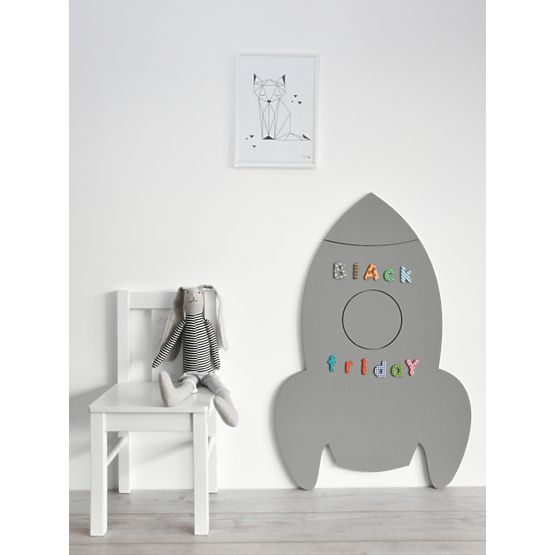 Placa racheta 80cm - gri