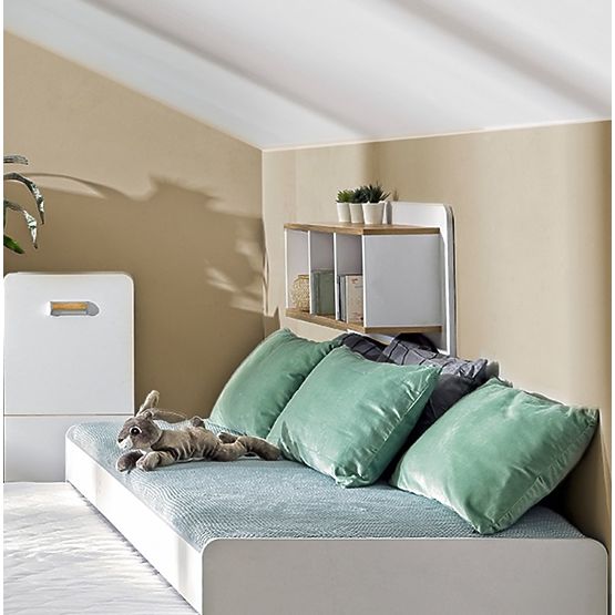 Raft suspendat L9 - alb / stejar nash