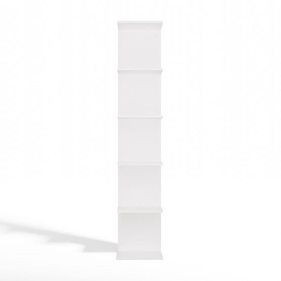 RAFT ALB ÎNALT 6P 180 cm 6 Rafturi pentru Cărți și Documente pentru Birou și Cameră de Zi
