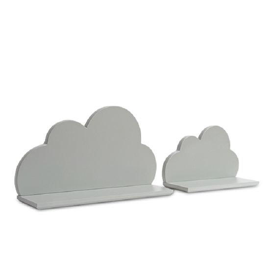 Raft bibliotecă gri