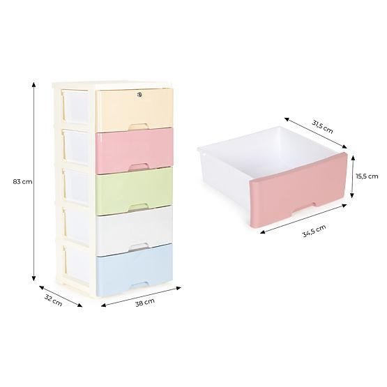 Raft colorat pe roți Five