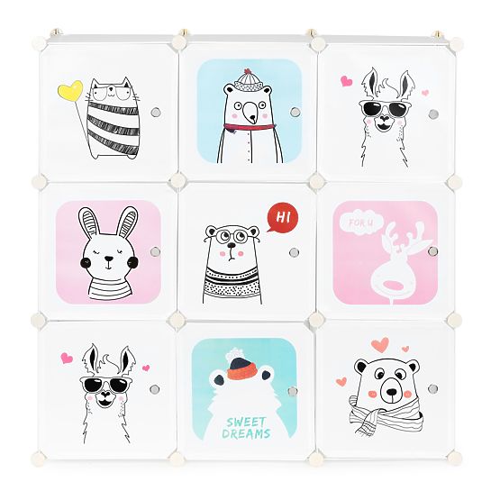 Raft cu cutii Animale