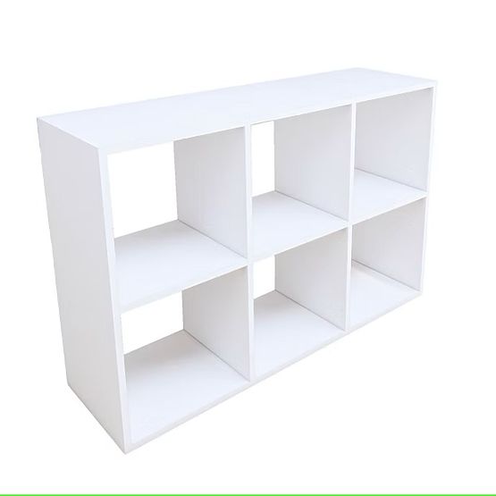 Raft cu polițe 2x3 - alb