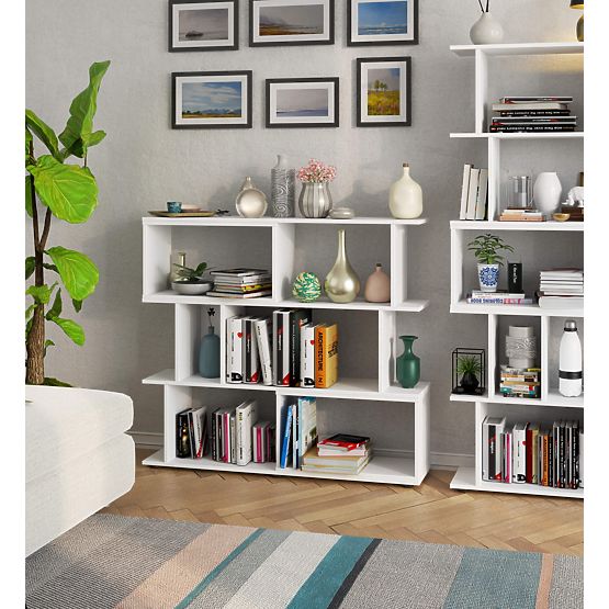 Raft cu polițe mini FIX - alb