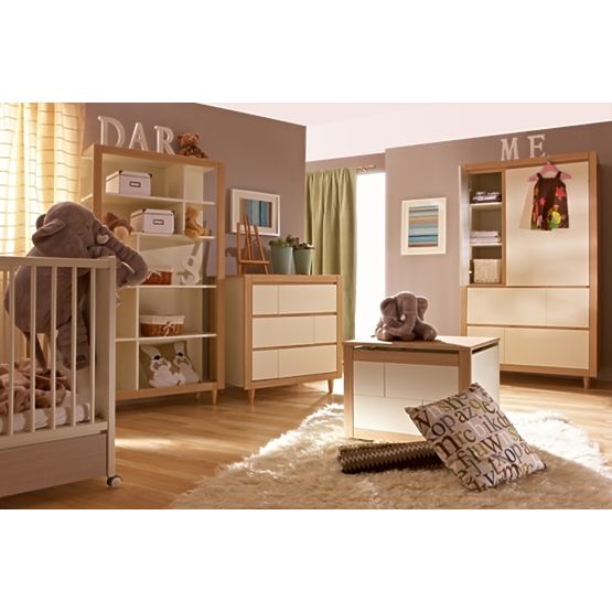 raft de cărți elegant cremă