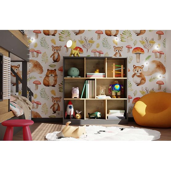 Raft Fiesta 8P ANTRACIT STEJAR ARTISAN