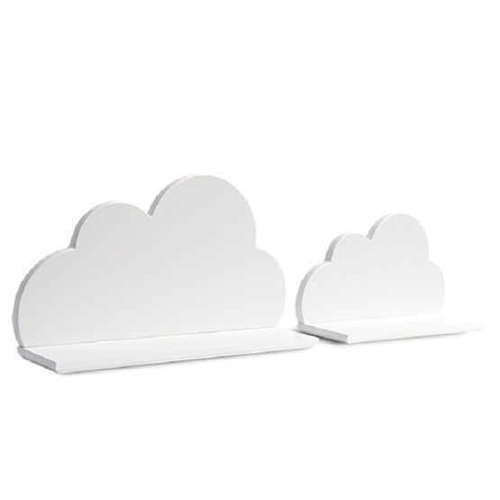 Raft în formă de nor-alb