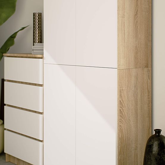 RAFT ÎNCHIS R80 2D 8P CLP STEJAR SONOMA / ALB