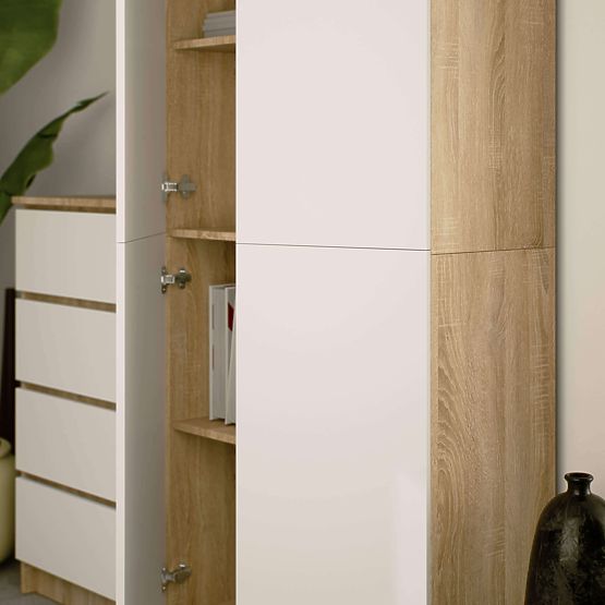 RAFT ÎNCHIS R80 2D 8P CLP STEJAR SONOMA / ALB