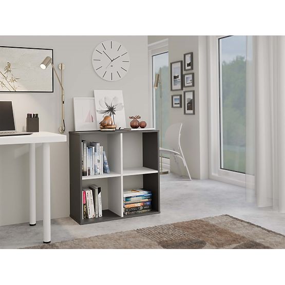 Raft Malax 2x2 ANTRACIT ALB