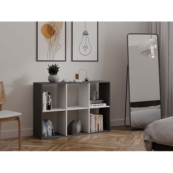 Raft Malax 2X3 ANTRACIT ALB