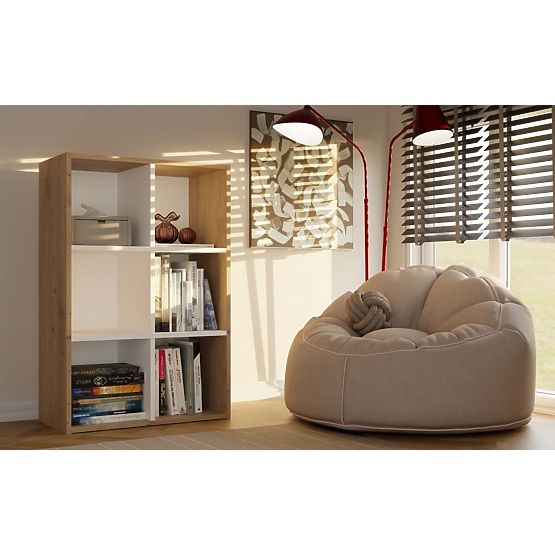 Raft Malax MINI 2X3 STEJAR ARTISAN ALB