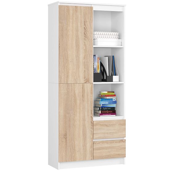 RAFT OFFICE 80 cm CLP R11 PK ALB / SONOMA
