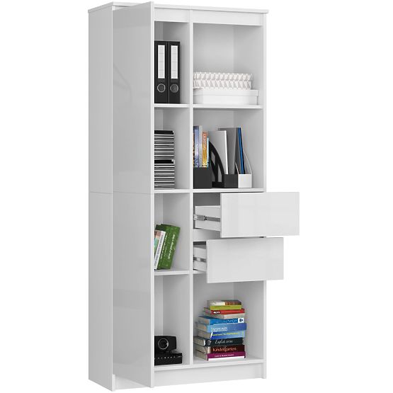 RAFT OFFICE R 80 cm CLP R15 PK ALB / ALB LUCIOAS