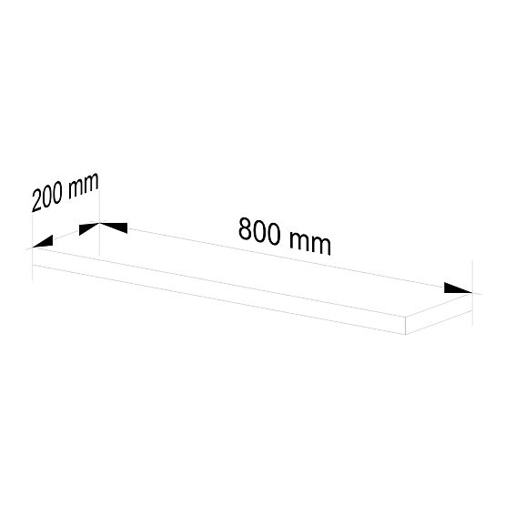 RAFT PS-4 80cm STEJAR SONOMA