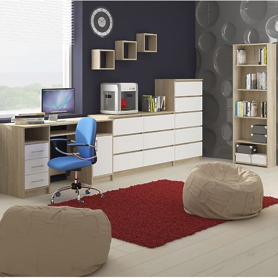 RAFTURI DE PERETE K 25x25cm SET 3 BUCĂȚI STEJAR SONOMA