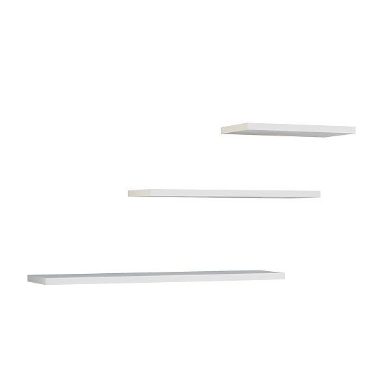 Rafturi de perete TOBI 3P ALB