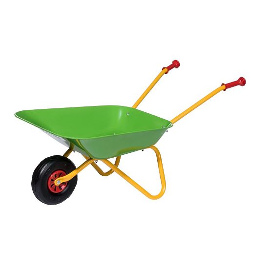 rollytoys roabă metalică solidă - verde