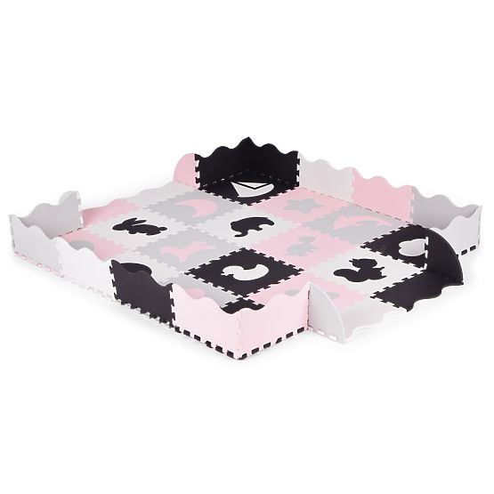Saltea de spumă cu gard puzzle piscină uscată 36 de piese ECOTOYS