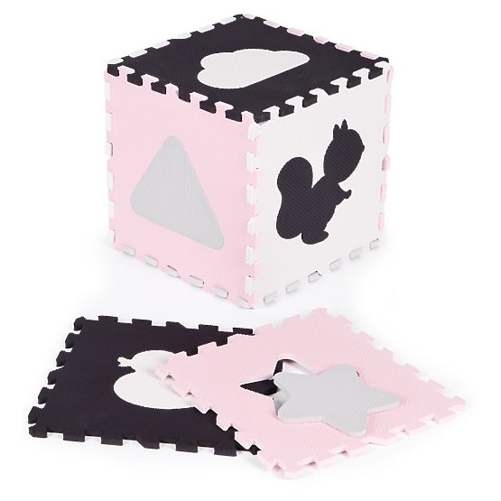 Saltea de spumă cu gard puzzle piscină uscată 36 de piese ECOTOYS
