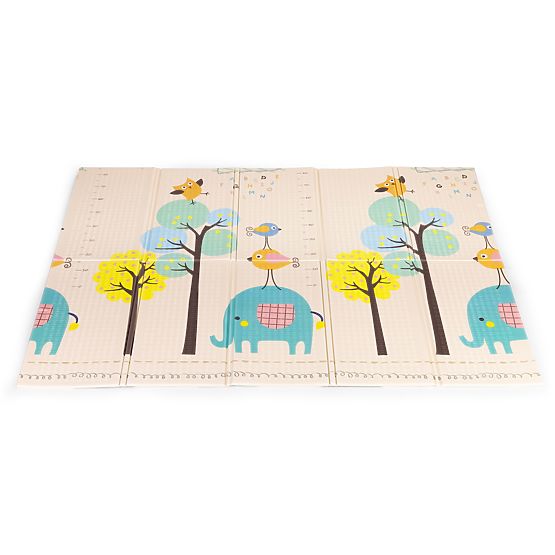 Saltea din spumă pentru copii 200x150 cm educativă, dublă față, pliabilă, cu măsură de creștere și a