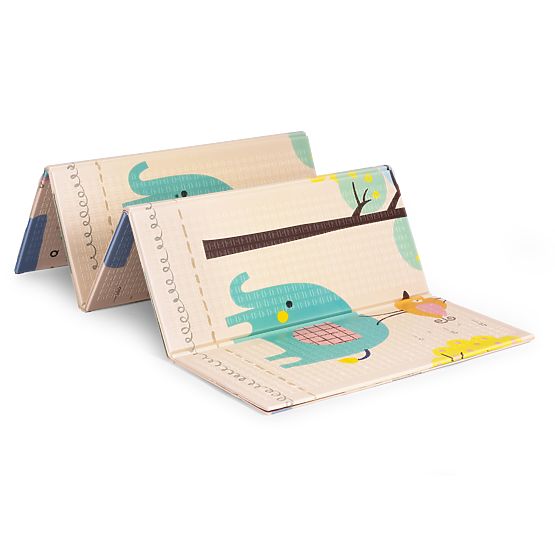 Saltea din spumă pentru copii 200x150 cm educativă, dublă față, pliabilă, cu măsură de creștere și a