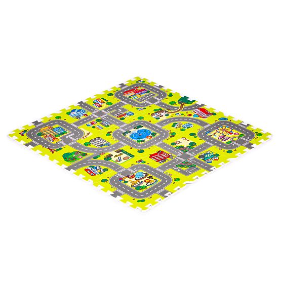 Saltea de spumă pentru copii oraș 9 piese 90,5x90,5 cm IPLAY