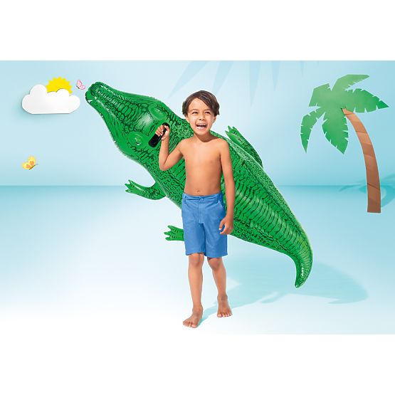 Saltea gonflabilă Aligator pentru înot 168 cm INTEX 58546