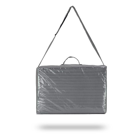 Saltea pliabilă portabilă Amio - 120x60 cm - gri