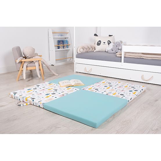 Saltea portabilă extensibilă pentru copii Quatro