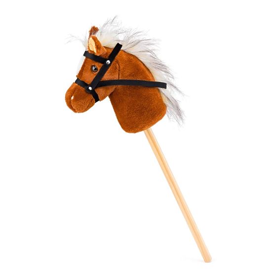 Scarlet Cal pe băț Hobby Horse - maro deschis