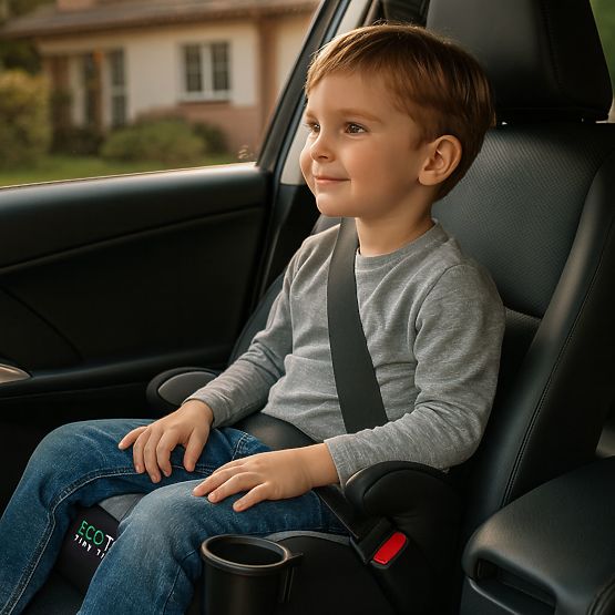Scaun auto pentru copii i-SIZE înălțime 125-150 cm suport pentru băuturi ECOTOYS