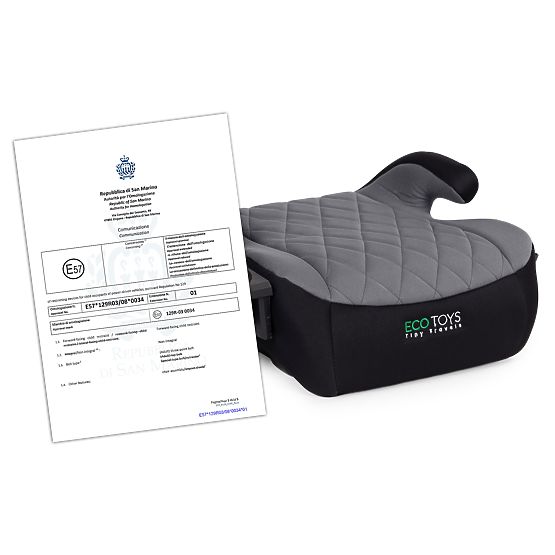 Scaun auto pentru copii i-SIZE înălțime 125-150 cm suport pentru băuturi ECOTOYS