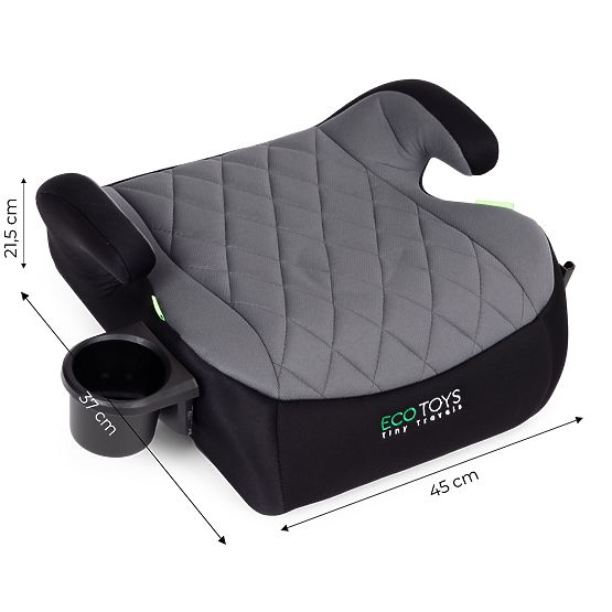 Scaun auto pentru copii i-SIZE înălțime 125-150 cm suport pentru băuturi ECOTOYS