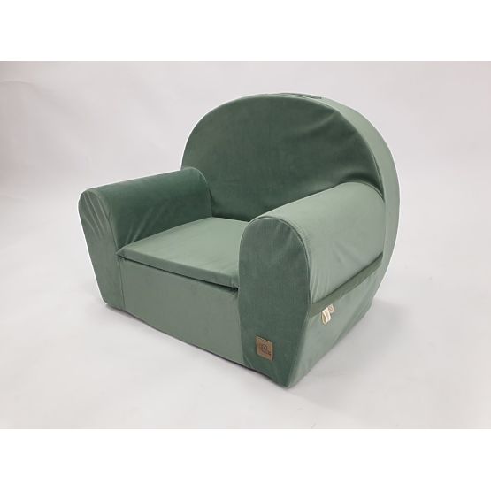 Fotoliu pentru copii Velvet - verde