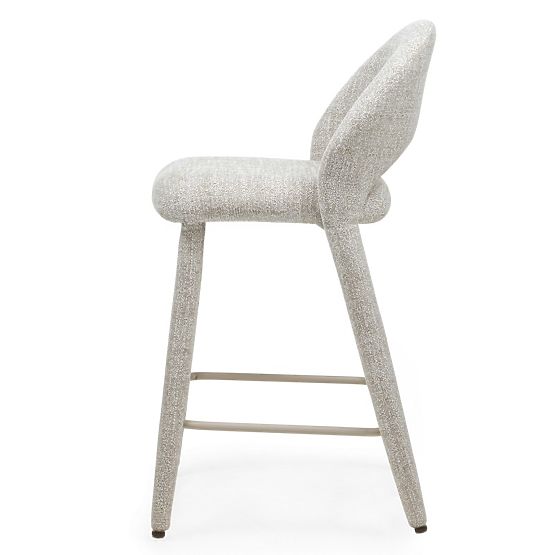 Scaun de bar Ella crem-maro