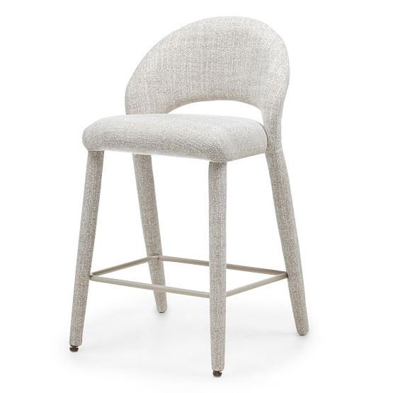 Scaun de bar Ella crem-maro