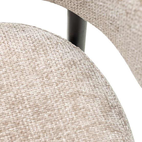 Scaun de bar Rosario bej/picioare negre